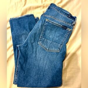 Seven for all man kind cropped jeans